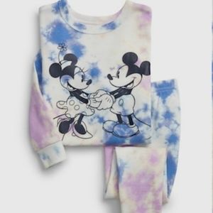 🆕 babyGap Disney Mickey & Minnie Mouse Tie-Dye Pj